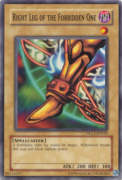 Right Leg of the Forbidden One [DLG1-EN018] Common | Odin's Place