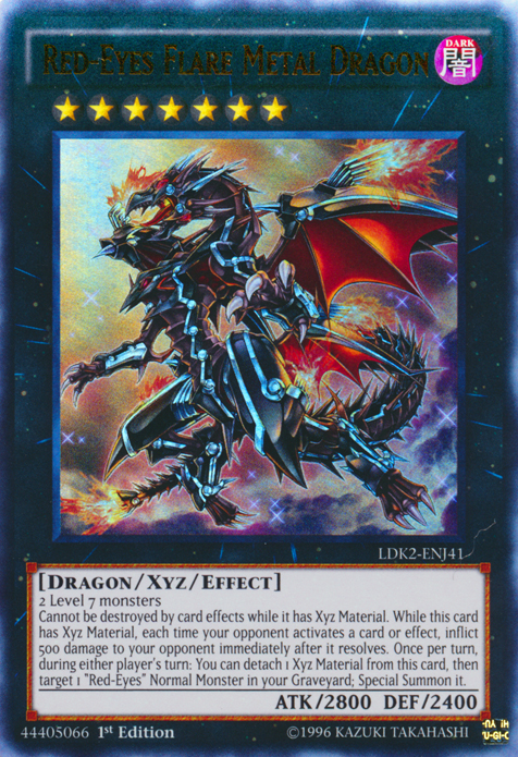 Red-Eyes Flare Metal Dragon [LDK2-ENJ41] Ultra Rare | Odin's Place
