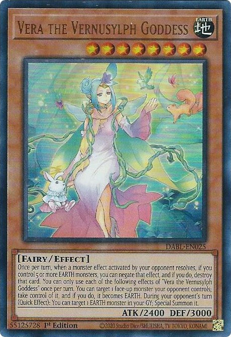 Vera the Vernusylph Goddess [DABL-EN025] Ultra Rare | Odin's Place
