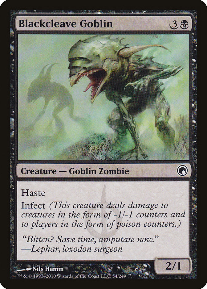 Blackcleave Goblin (54) [Scars of Mirrodin] | Odin's Place