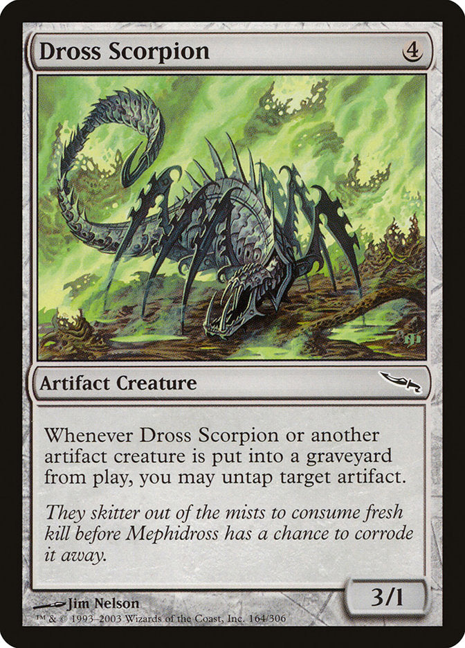 Dross Scorpion (164) [Mirrodin] | Odin's Place