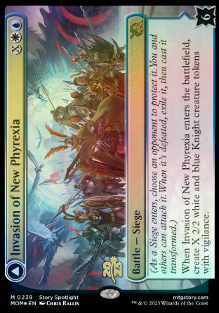 Invasion of New Phyrexia // Teferi Akosa of Zhalfir [March of the Machine Prerelease Promos] | Odin's Place