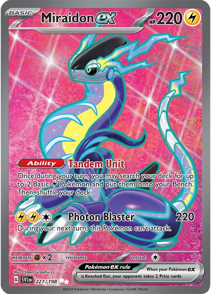 Miraidon ex (227/198) [Scarlet & Violet: Base Set] | Odin's Place