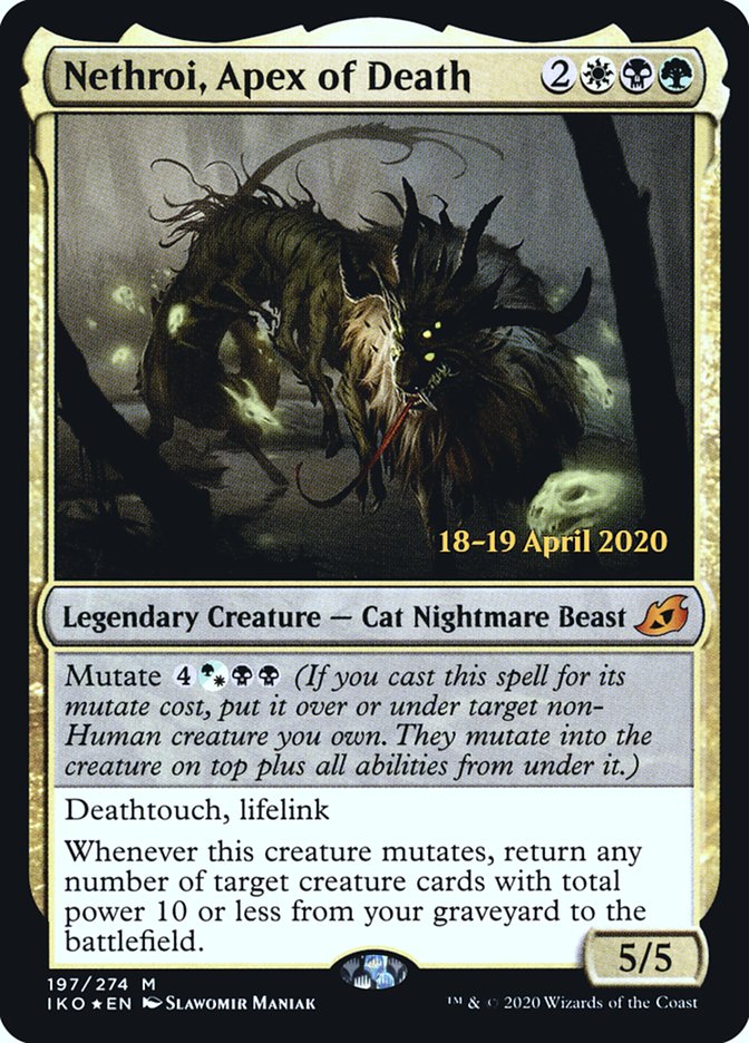 Nethroi, Apex of Death [Ikoria: Lair of Behemoths Prerelease Promos] | Odin's Place