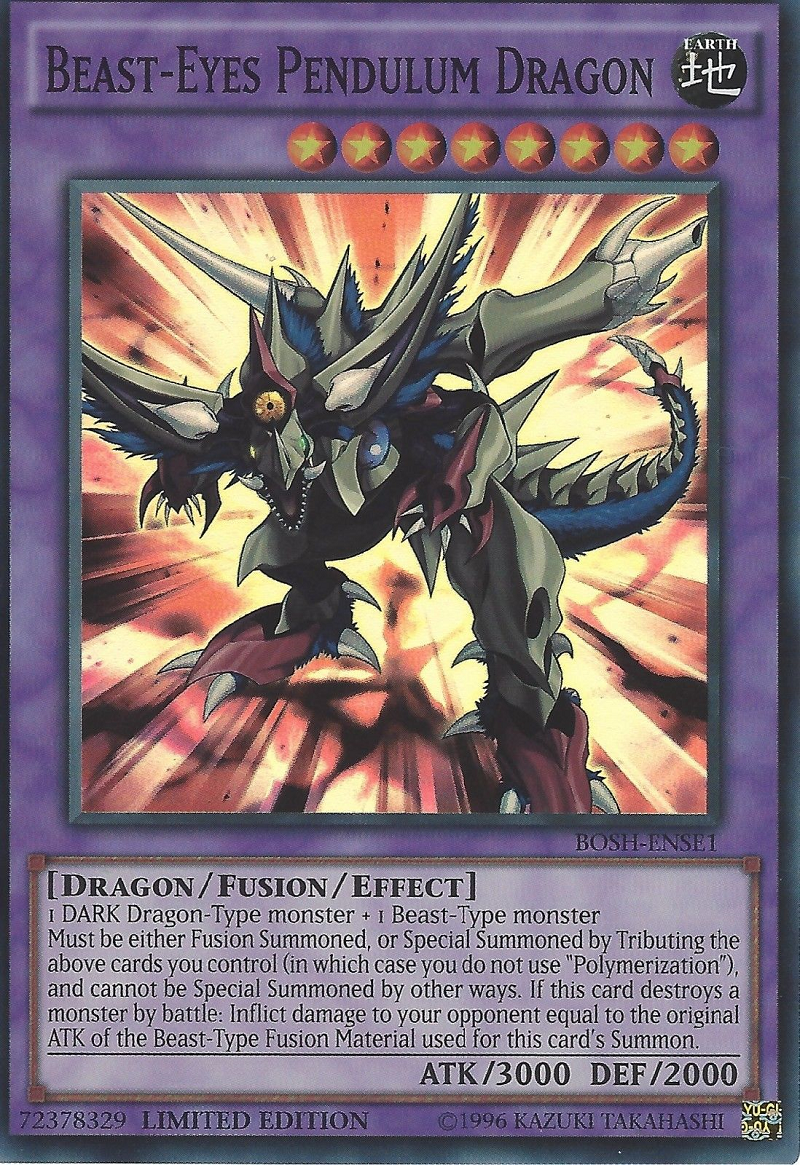 Beast-Eyes Pendulum Dragon [BOSH-ENSE1] Super Rare | Odin's Place