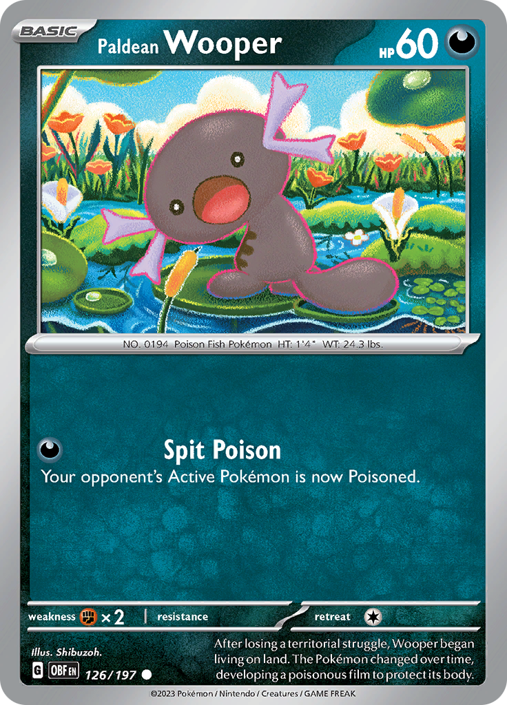 Paldean Wooper (126/197) [Scarlet & Violet: Obsidian Flames] | Odin's Place