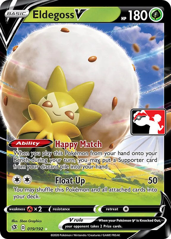 Eldegoss V (019/192) [Prize Pack Series One] | Odin's Place