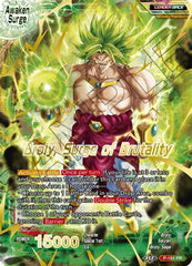 Broly // Broly, Surge of Brutality (Gold Stamped) (P-181) [Mythic Booster] | Odin's Place