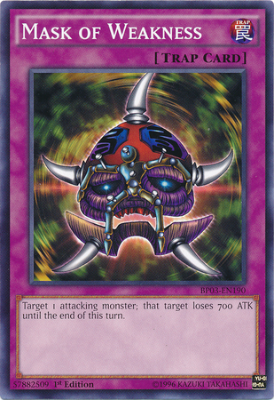 Mask of Weakness [BP03-EN190] Common | Odin's Place