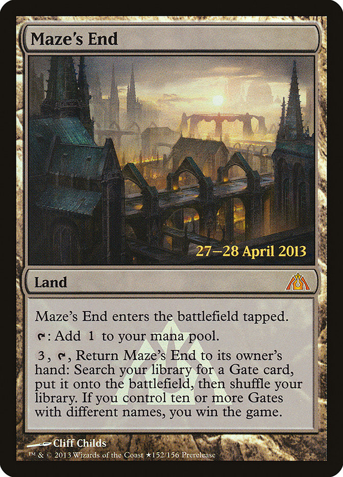 Maze's End (152) [Dragon's Maze Prerelease Promos] | Odin's Place