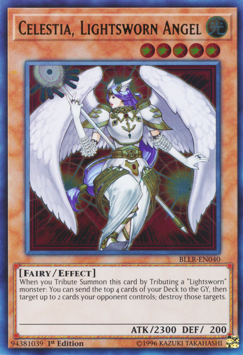 Celestia, Lightsworn Angel [BLLR-EN040] Ultra Rare | Odin's Place