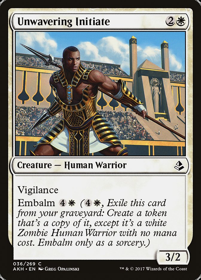 Unwavering Initiate (36) [Amonkhet] | Odin's Place