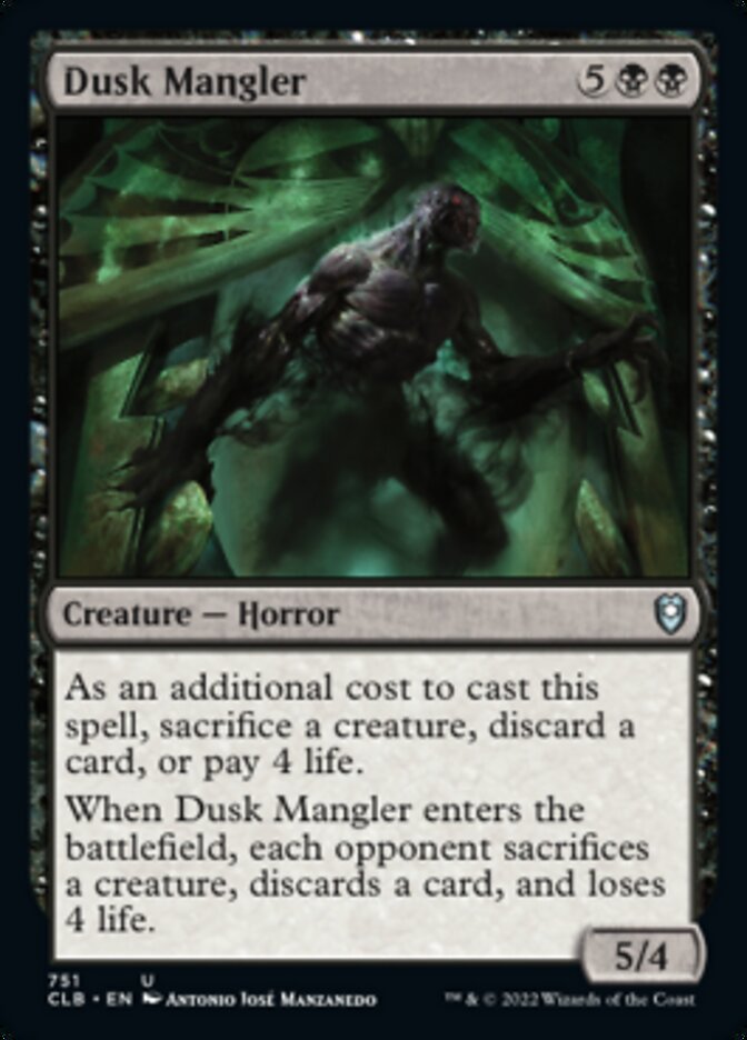 Dusk Mangler [Commander Legends: Battle for Baldur's Gate] | Odin's Place