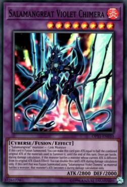 Salamangreat Violet Chimera [OP11-EN010] Super Rare | Odin's Place
