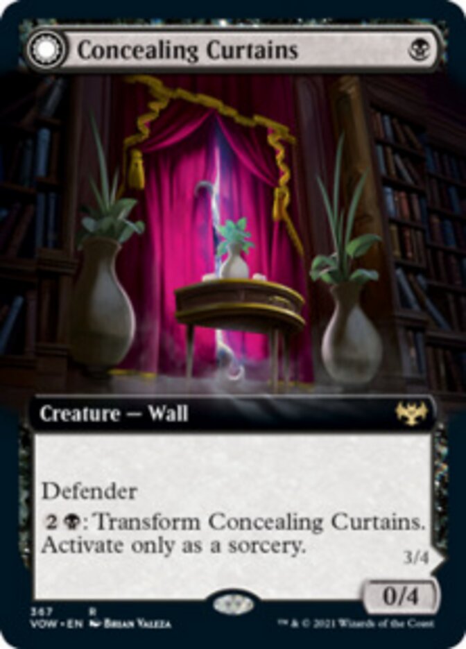 Concealing Curtains // Revealing Eye (Extended Art) [Innistrad: Crimson Vow] | Odin's Place