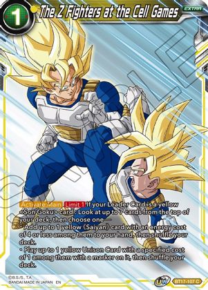 The Z Fighters at the Cell Games (BT17-107) [Ultimate Squad] | Odin's Place