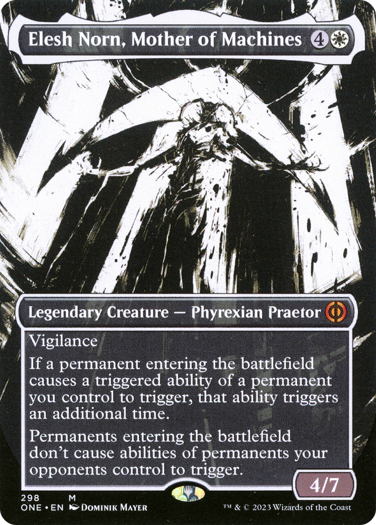 Elesh Norn, Mother of Machines (Borderless Ichor) [Phyrexia: All Will Be One] | Odin's Place