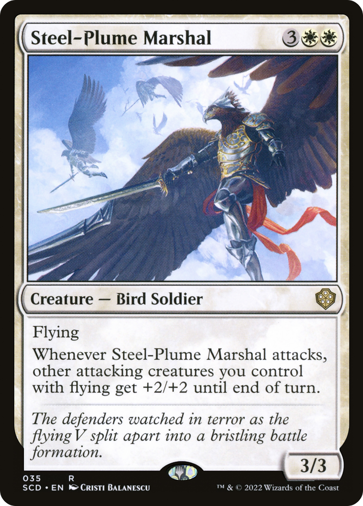Steel-Plume Marshal [Starter Commander Decks] | Odin's Place