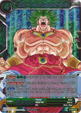 Broly, The Unstoppable Horror (P-006) [Promotion Cards] | Odin's Place