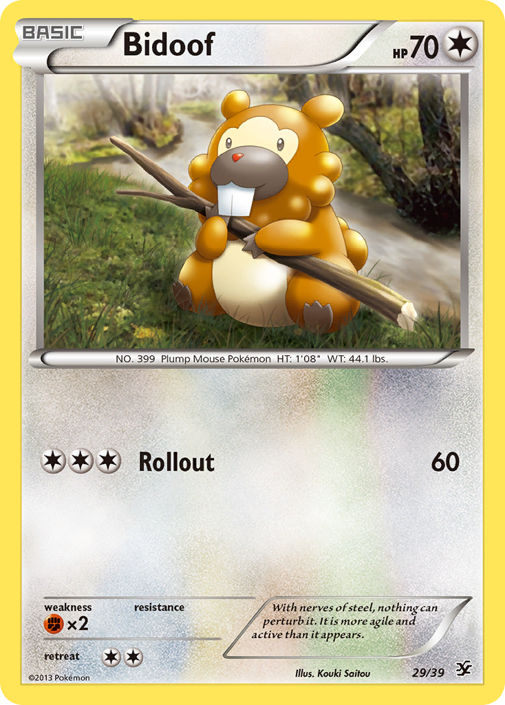 Bidoof (29/39) [XY: Kalos Starter Set] | Odin's Place