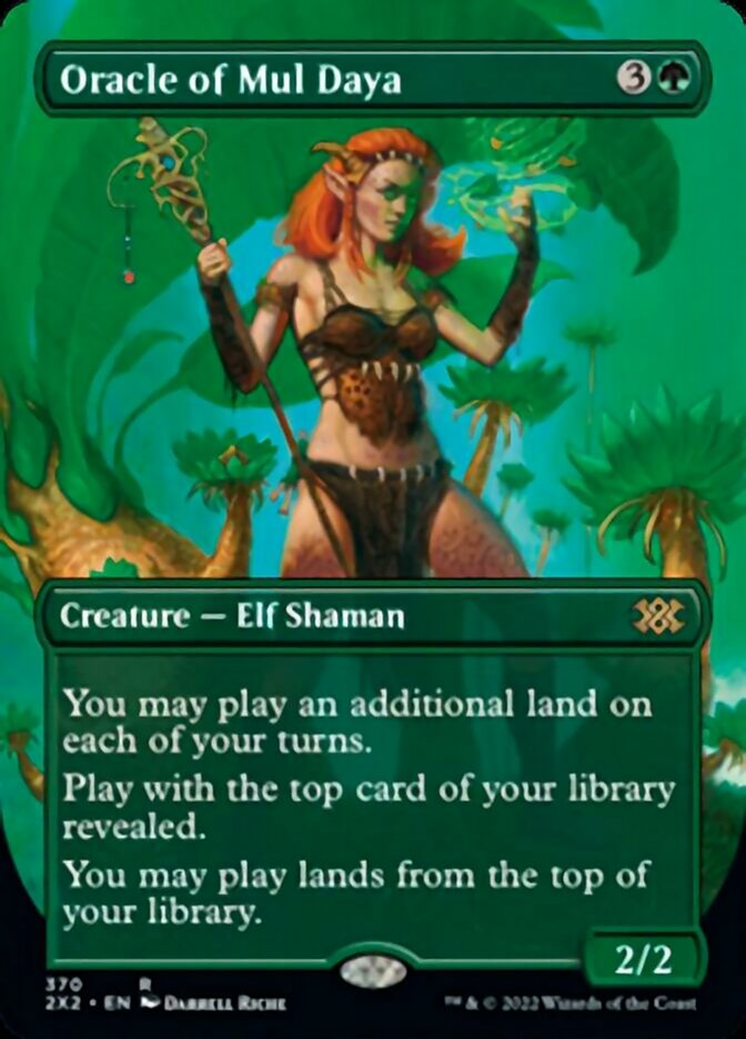 Oracle of Mul Daya (Borderless Alternate Art) [Double Masters 2022] | Odin's Place