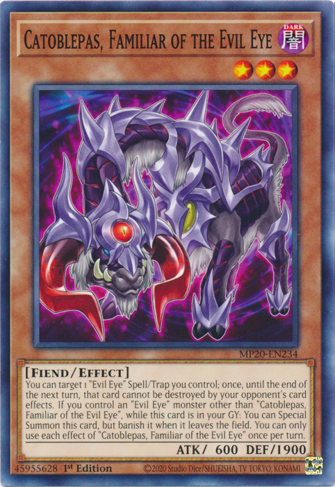 Catoblepas, Familiar of the Evil Eye [MP20-EN234] Common | Odin's Place