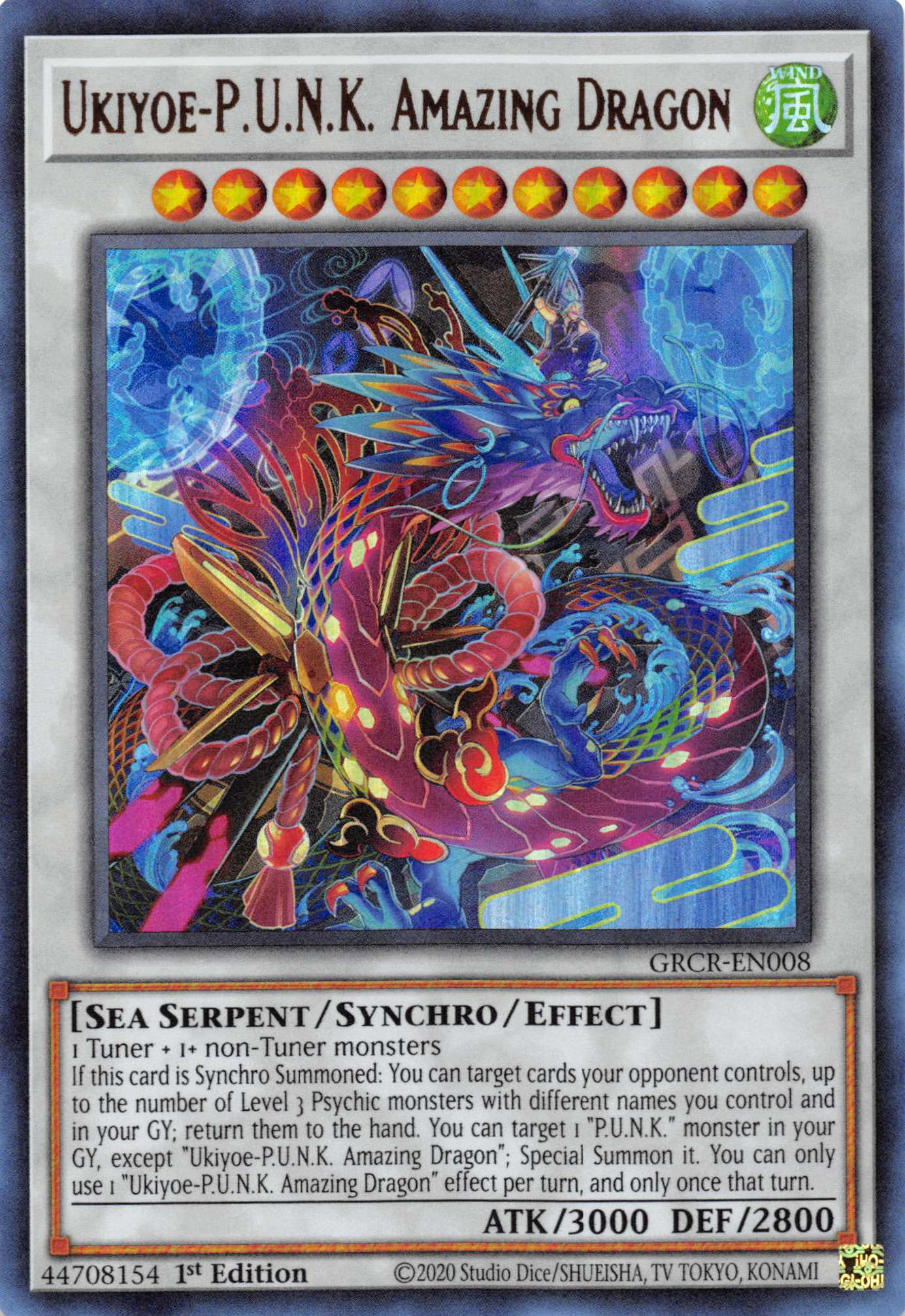 Ukiyoe-P.U.N.K. Amazing Dragon [GRCR-EN008] Ultra Rare | Odin's Place