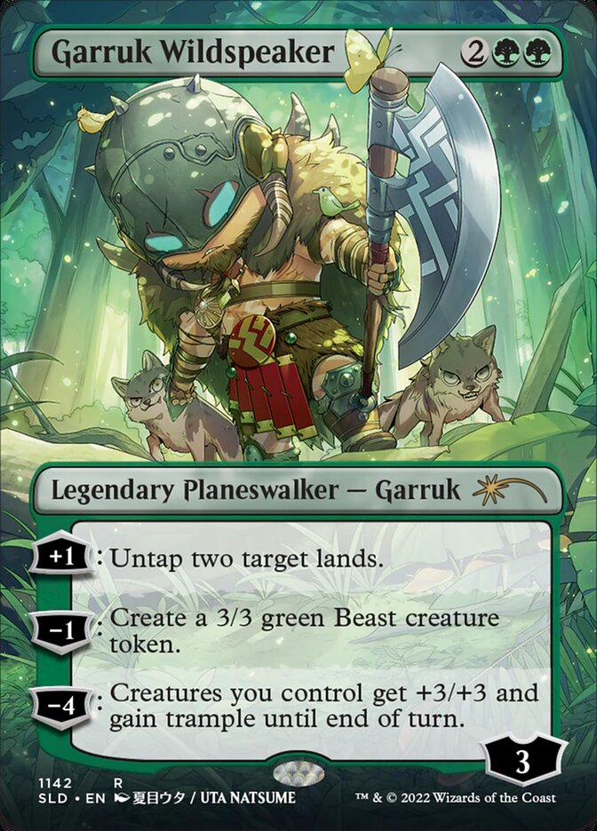 Garruk Wildspeaker (Borderless) [Secret Lair Drop Series] | Odin's Place