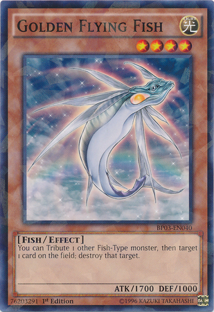 Golden Flying Fish [BP03-EN040] Shatterfoil Rare | Odin's Place