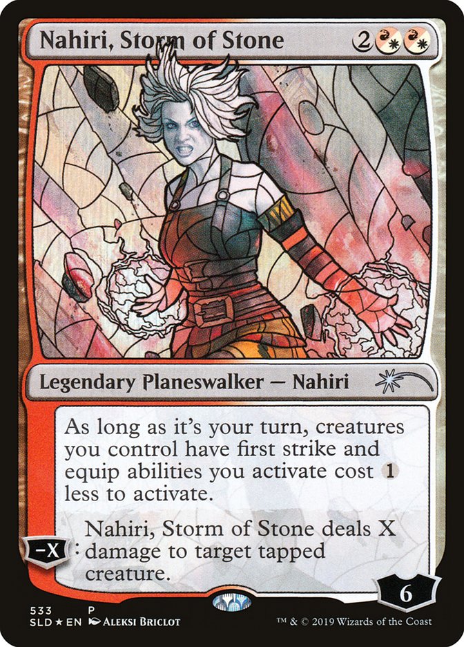 Nahiri, Storm of Stone (Stained Glass) [Secret Lair Drop Promos] | Odin's Place