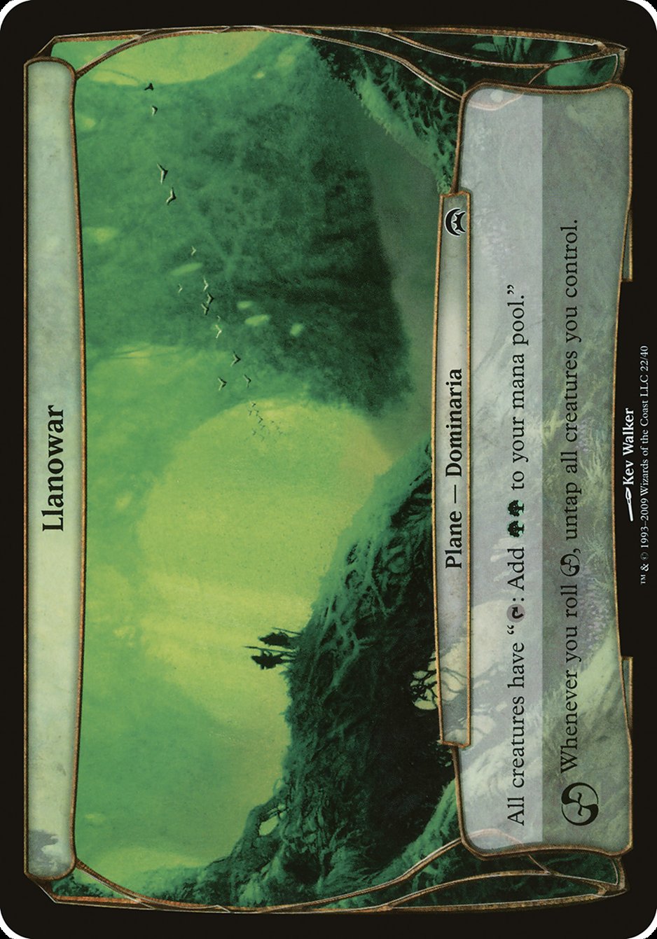 Llanowar (22) (Planes) [Planechase Planes] | Odin's Place