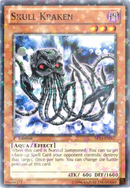 Skull Kraken [SP13-EN007] Starfoil Rare | Odin's Place