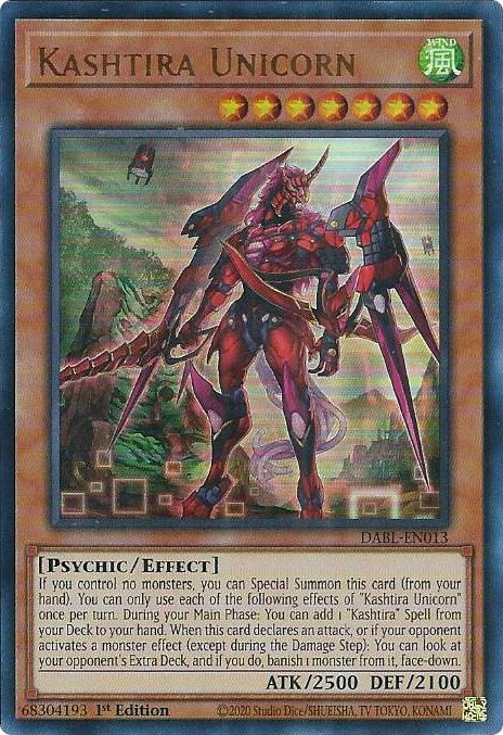 Kashtira Unicorn [DABL-EN013] Ultra Rare | Odin's Place