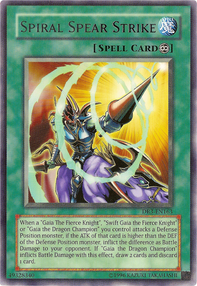 Spiral Spear Strike [DR3-EN163] Rare | Odin's Place