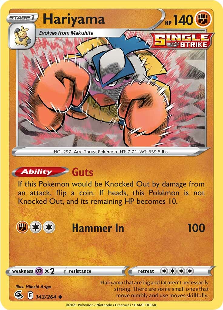 Hariyama (143/264) [Sword & Shield: Fusion Strike] | Odin's Place