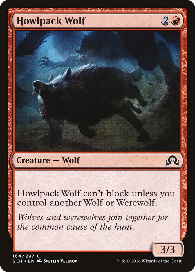 Howlpack Wolf (164) [Shadows over Innistrad] | Odin's Place