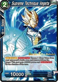 Supreme Technique Vegeta (BT8-029_PR) [Malicious Machinations Prerelease Promos] | Odin's Place