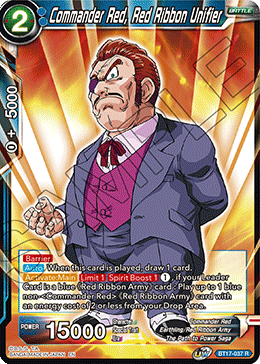Commander Red, Red Ribbon Unifier (BT17-037) [Ultimate Squad] | Odin's Place