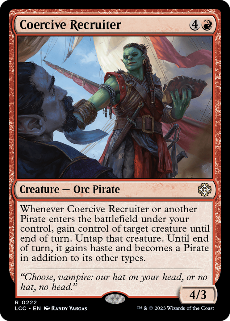 Coercive Recruiter [The Lost Caverns of Ixalan Commander] | Odin's Place