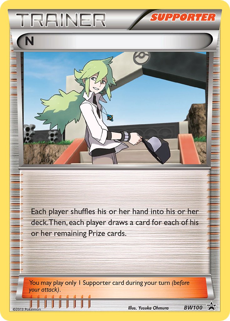N (BW100) (Battle Arena Deck Exclusive) [Black & White: Black Star Promos] | Odin's Place