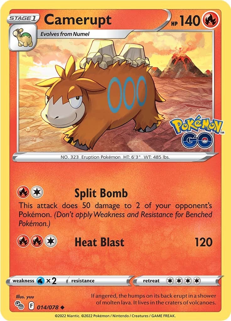Camerupt (014/078) [Pokémon GO] | Odin's Place