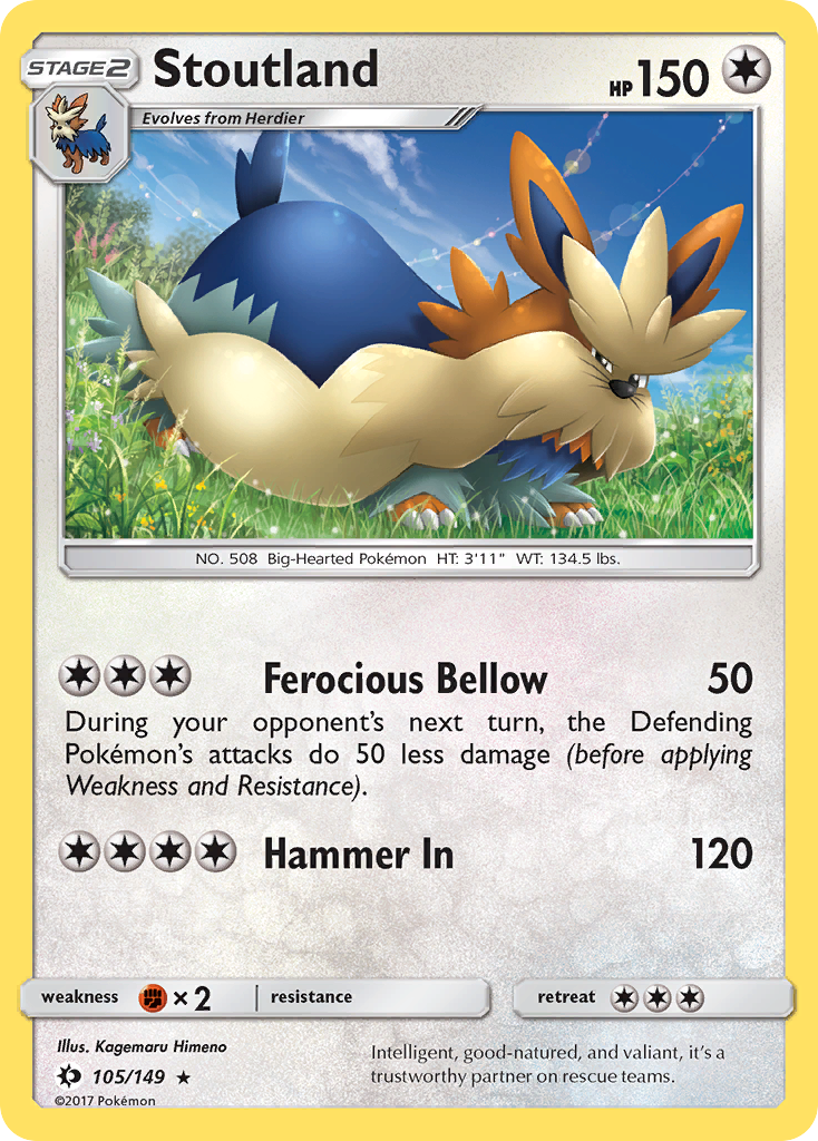Stoutland (105/149) [Sun & Moon: Base Set] | Odin's Place