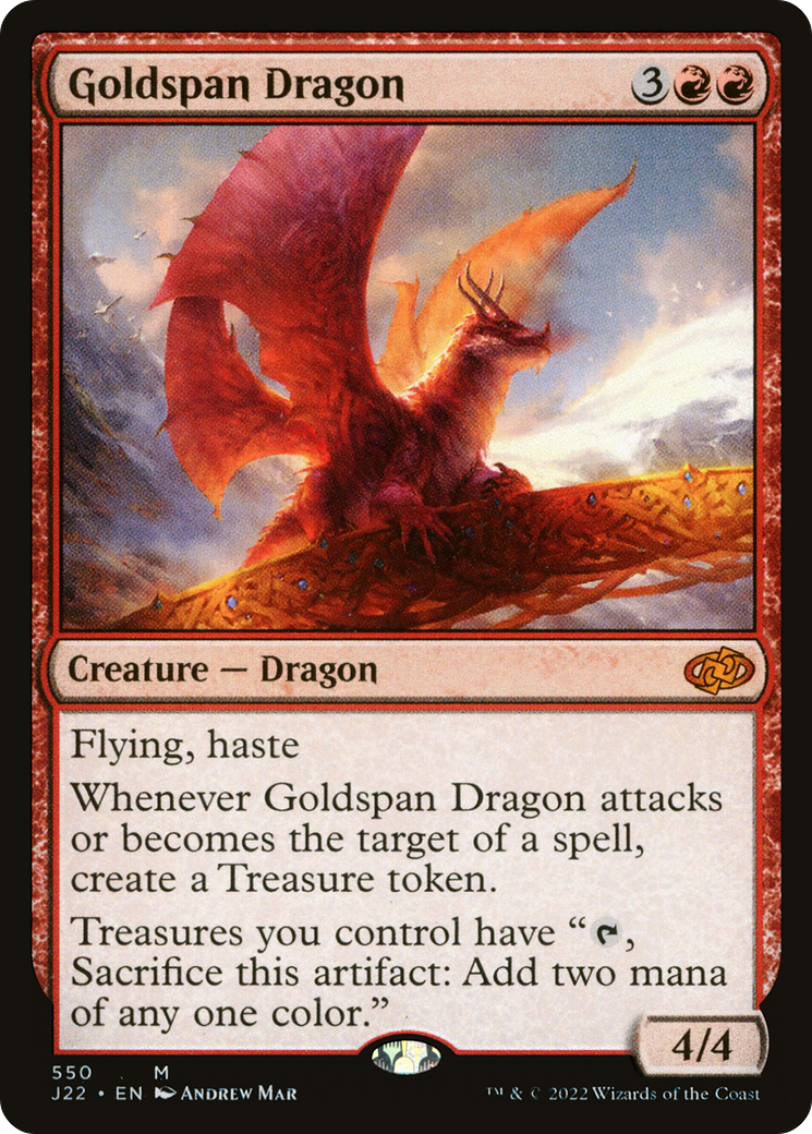 Goldspan Dragon [Jumpstart 2022] | Odin's Place