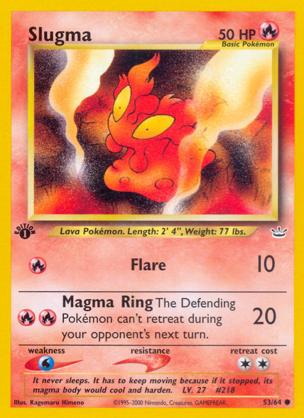 Slugma (53/64) [Neo Revelation 1st Edition] | Odin's Place