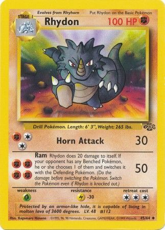 Rhydon (45/64) [Jungle Unlimited] | Odin's Place