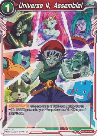 Universe 4, Assemble! (Reprint) (DB2-031) [Battle Evolution Booster] | Odin's Place