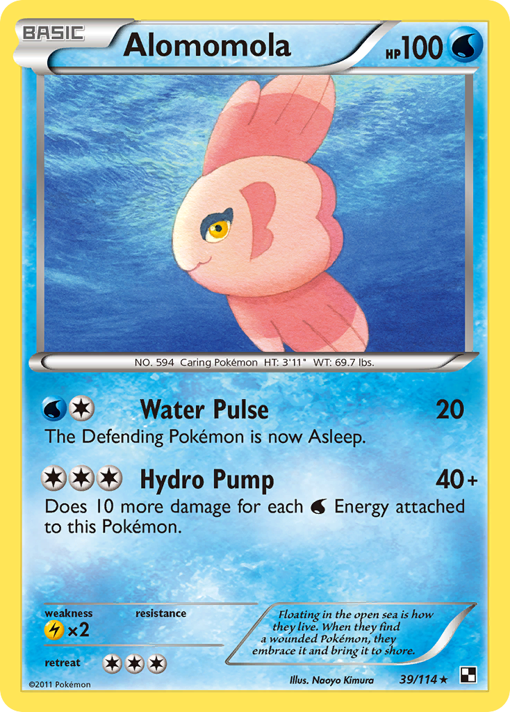 Alomomola (39/114) [Black & White: Base Set] | Odin's Place