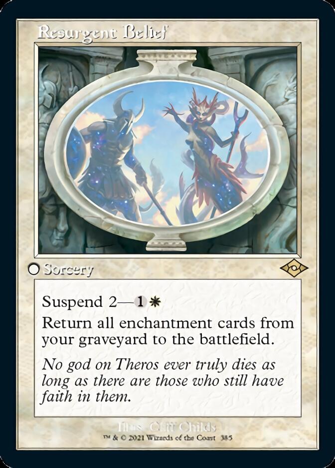 Resurgent Belief (Retro Foil Etched) [Modern Horizons 2] | Odin's Place