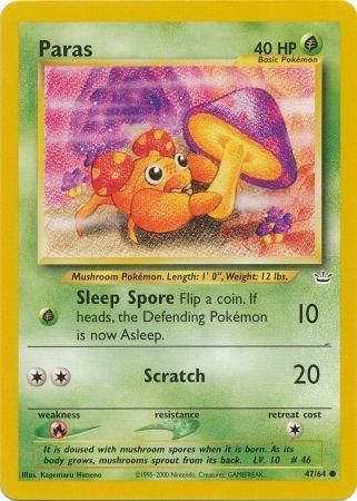 Paras (47/64) [Neo Revelation Unlimited] | Odin's Place