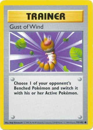 Gust of Wind (93/102) [Base Set Shadowless Unlimited] | Odin's Place